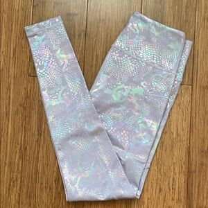 XS FL Lilac Glisten Here leggings